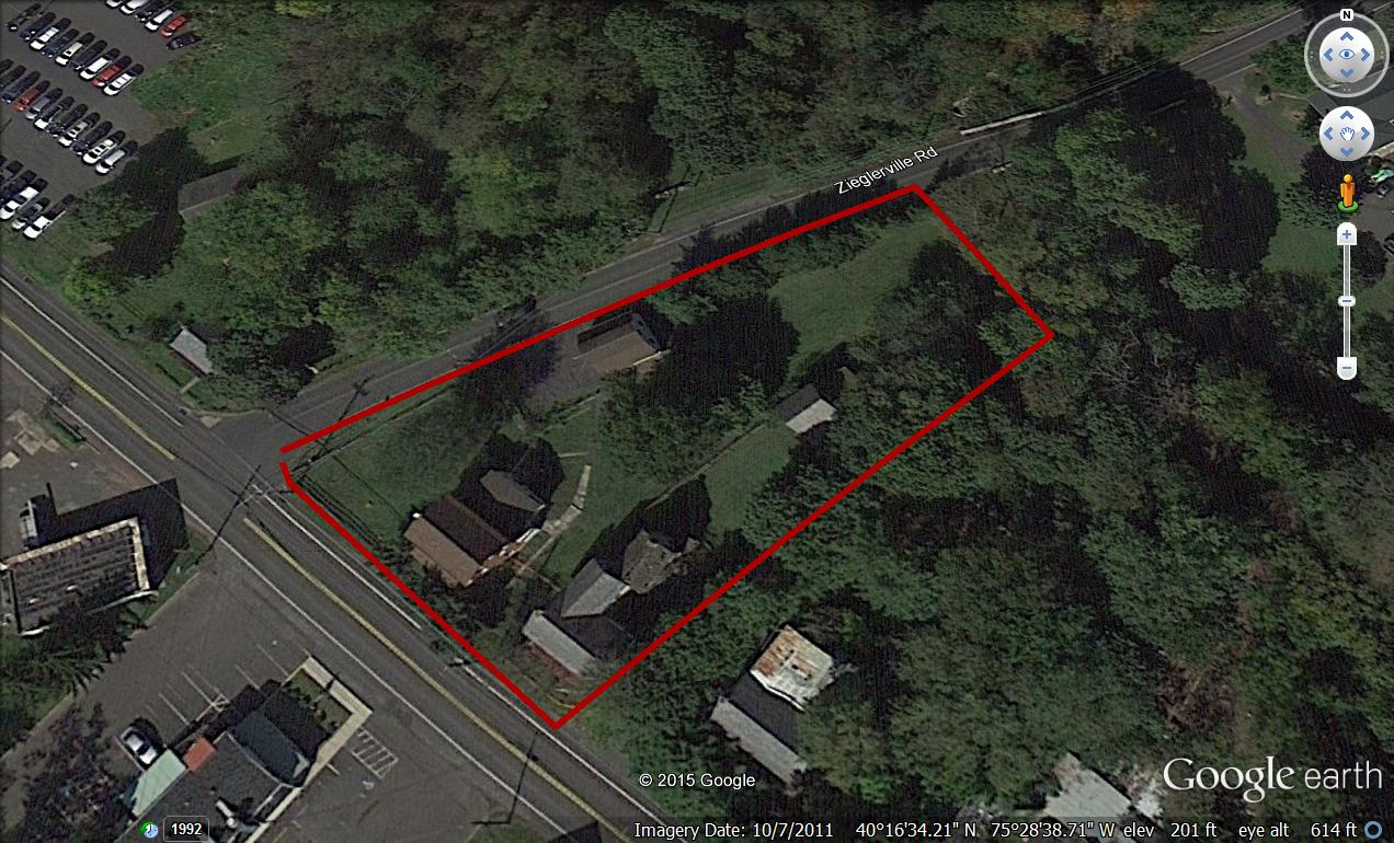 Development Site Zieglerville PA Zoned VC